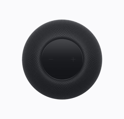 HomePod, Midnight colour, top exterior