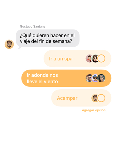 La app Teléfono muestra la funcionalidad Revisión de Llamadas en uso