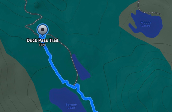 Carte d’itinéraires personnalisés, temps et distance estimés jusqu’à destination