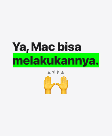 Ya, Mac bisa melakukannya