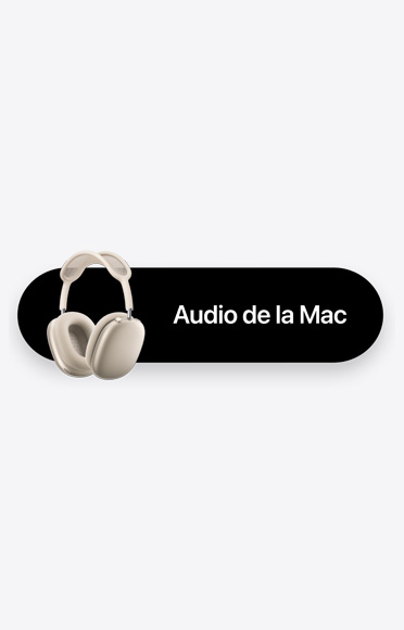 AirPods Max 2 in starlight color and words Moved to Mac, representing Automatic Switching