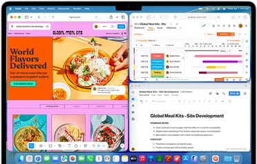 MacBook Air 打開了多個 app 視窗