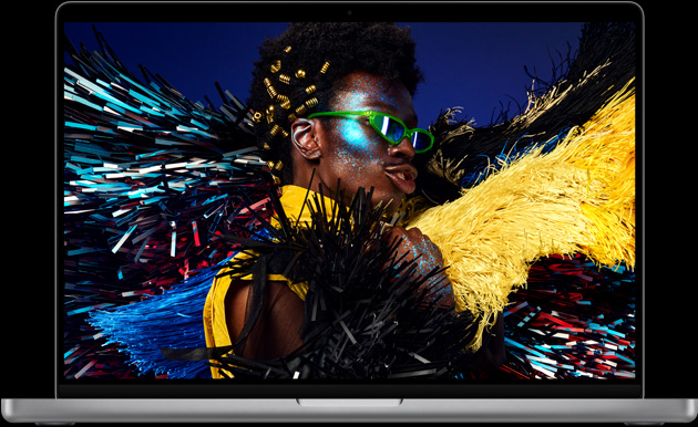 MacBook Pro 16-inch, showcasing Liquid Retina XDR display